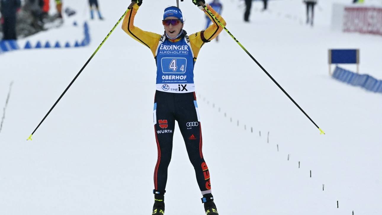 Biathlon: DSV-Staffel gewinnt vor Belarus