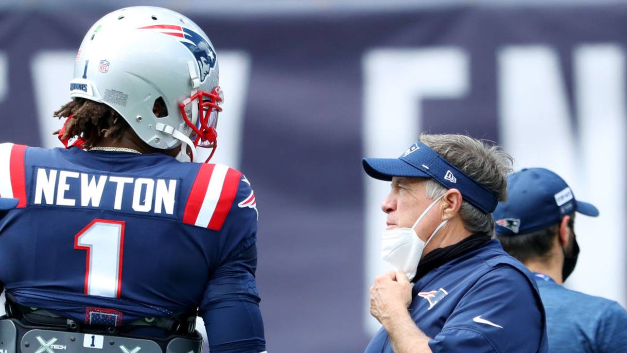 Cam Newton und sein Coach Bill Belichick verstehen sich gut