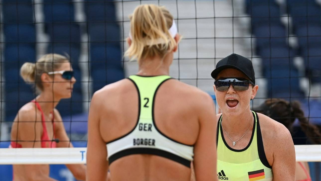 Beachvolleyball: Platz 3 für deutsche Duos