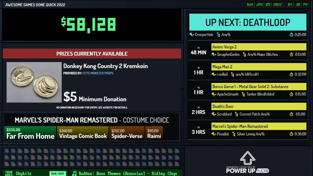 Awesome Games Done Quick 2022 gestartet