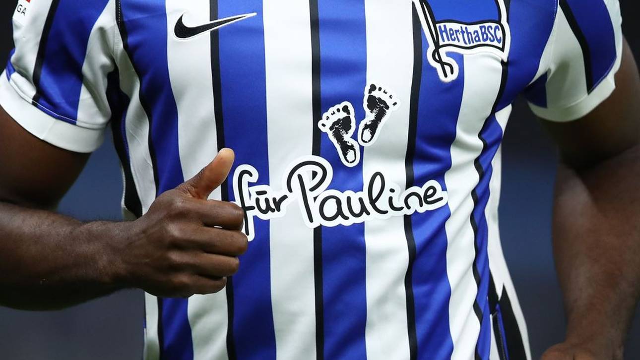 Hertha BSC im Trikot „für Pauline“