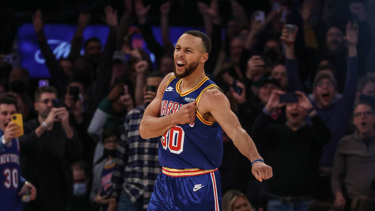 Rekord-Show! Curry minutenlang gefeiert