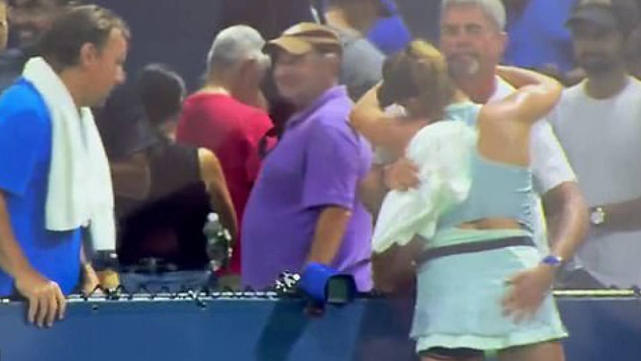 Tennis-Papa sorgt für Popo-Eklat