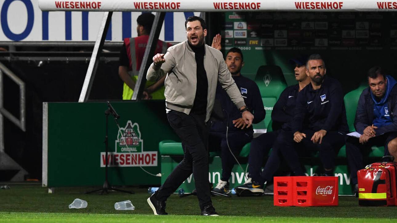 Becher-Eklat! Hertha-Trainer wütet