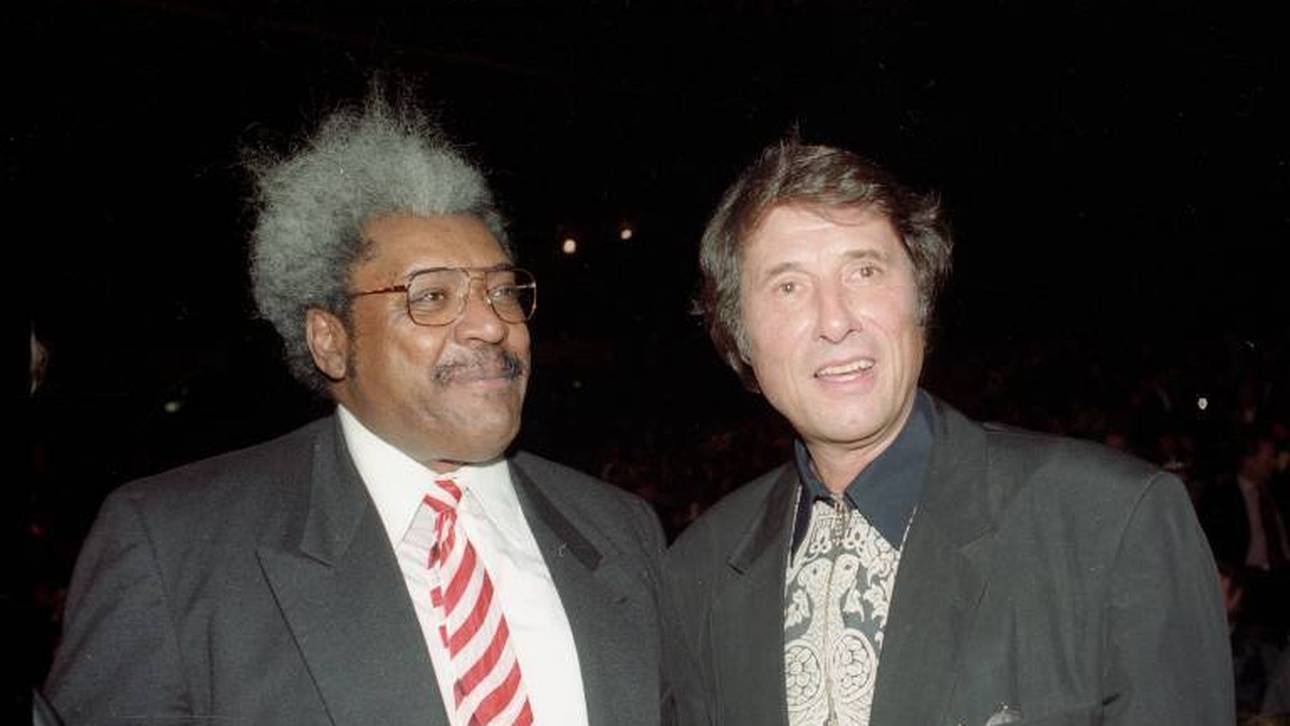 Don King traf beim Schulz-Botha-Fight unter anderem auf Schlagerlegende Udo Jürgens