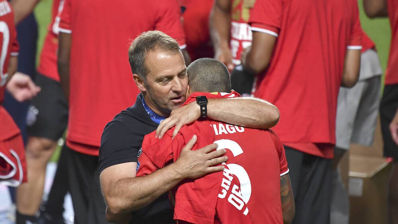Hansi Flick bedankt sich bei Thiago