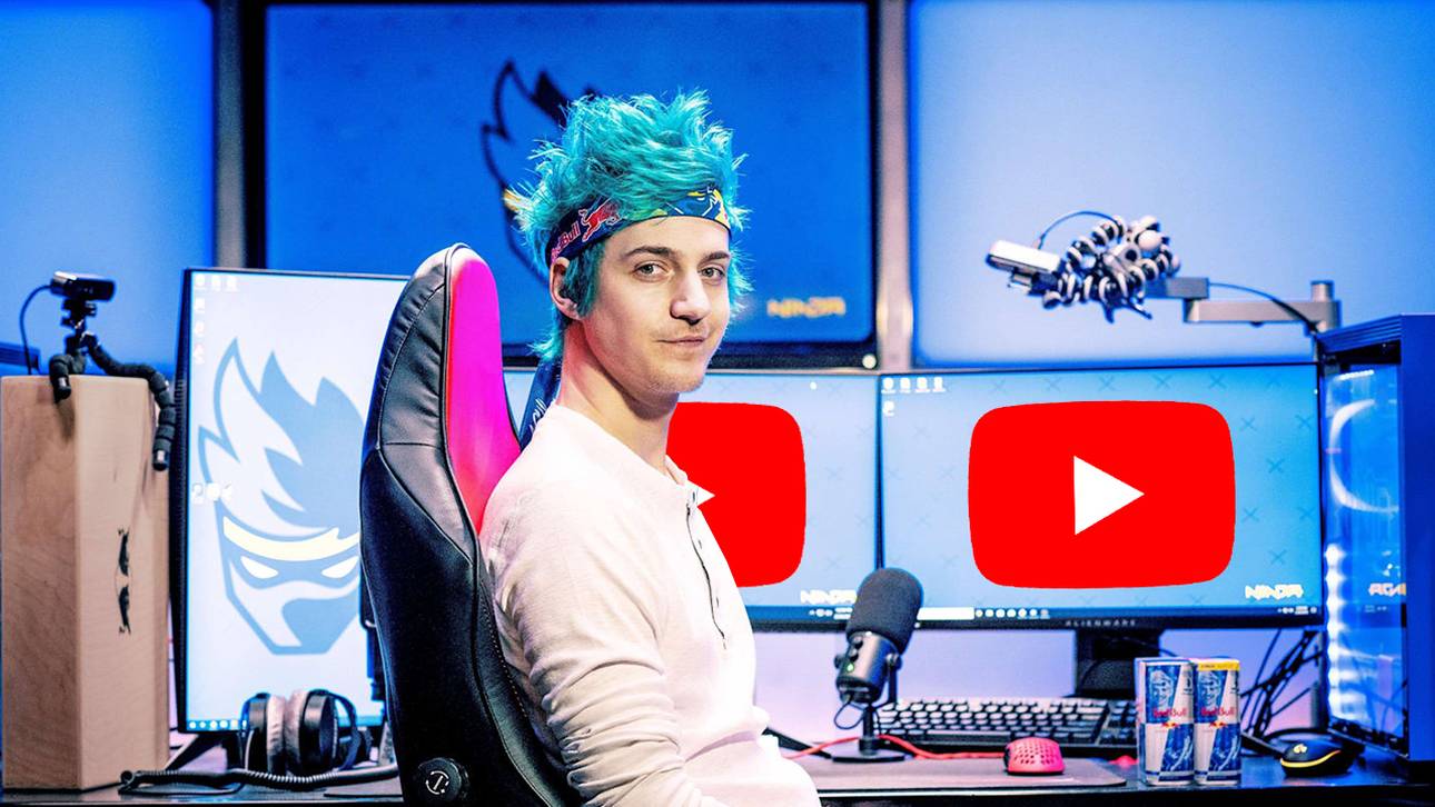 Ninja streamt auf YouTube