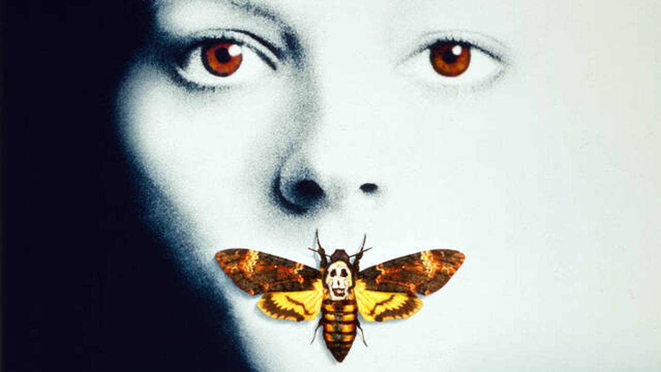 Jodie Foster auf dem ikonischen Filmplakat von "Das Schweigen der Lämmer"