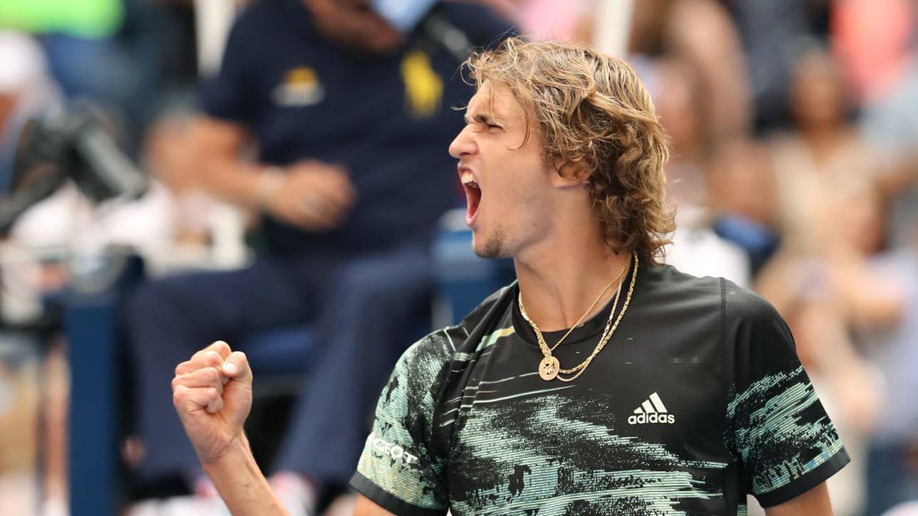 Zverev im US-Open-Achtelfinale