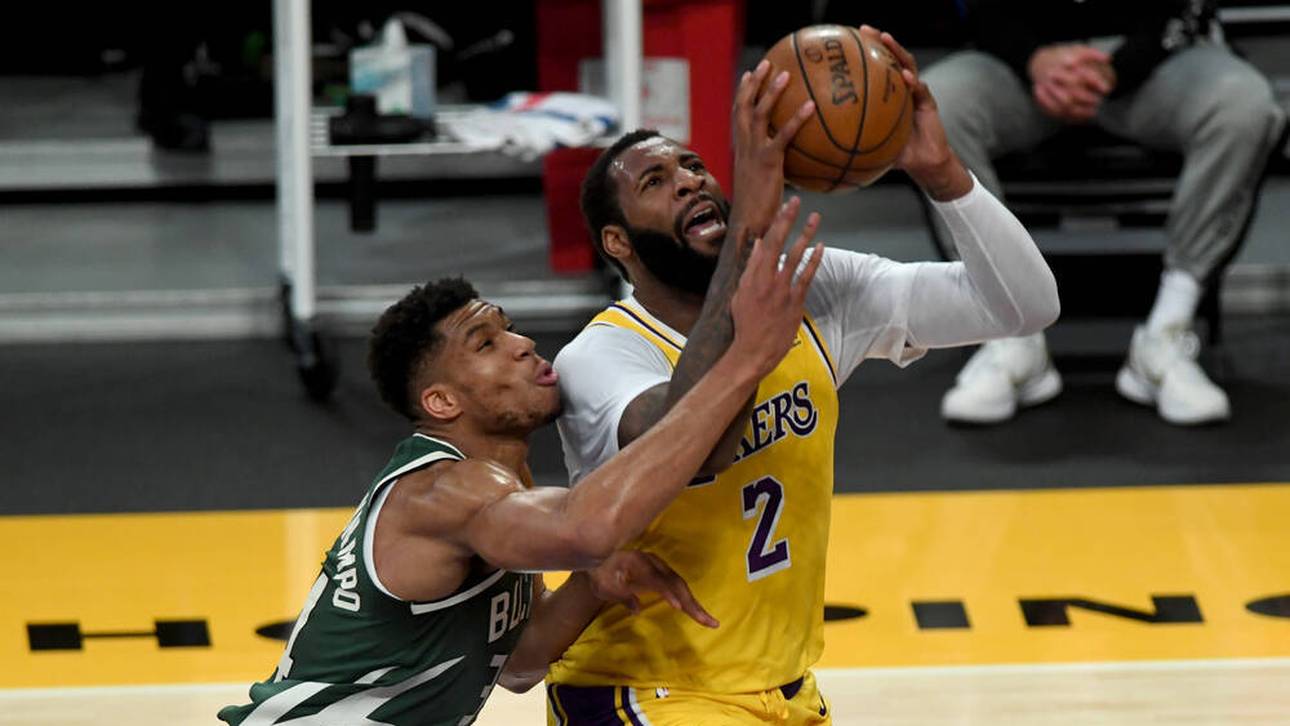 Andre Drummond (r.) hat sich nach seinem Buyout den Los Angeles Lakers angeschlossen