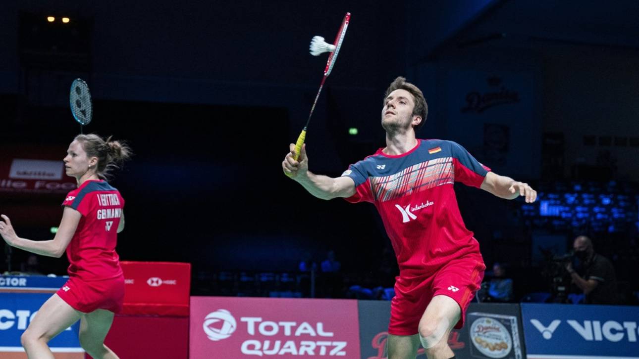 Badminton-Mixed-Doppel hat Medaille