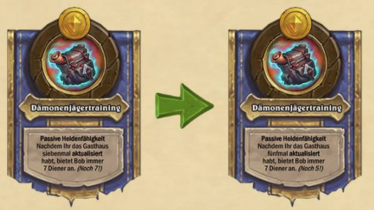 Dämonenjägertraining, vorher und nachher