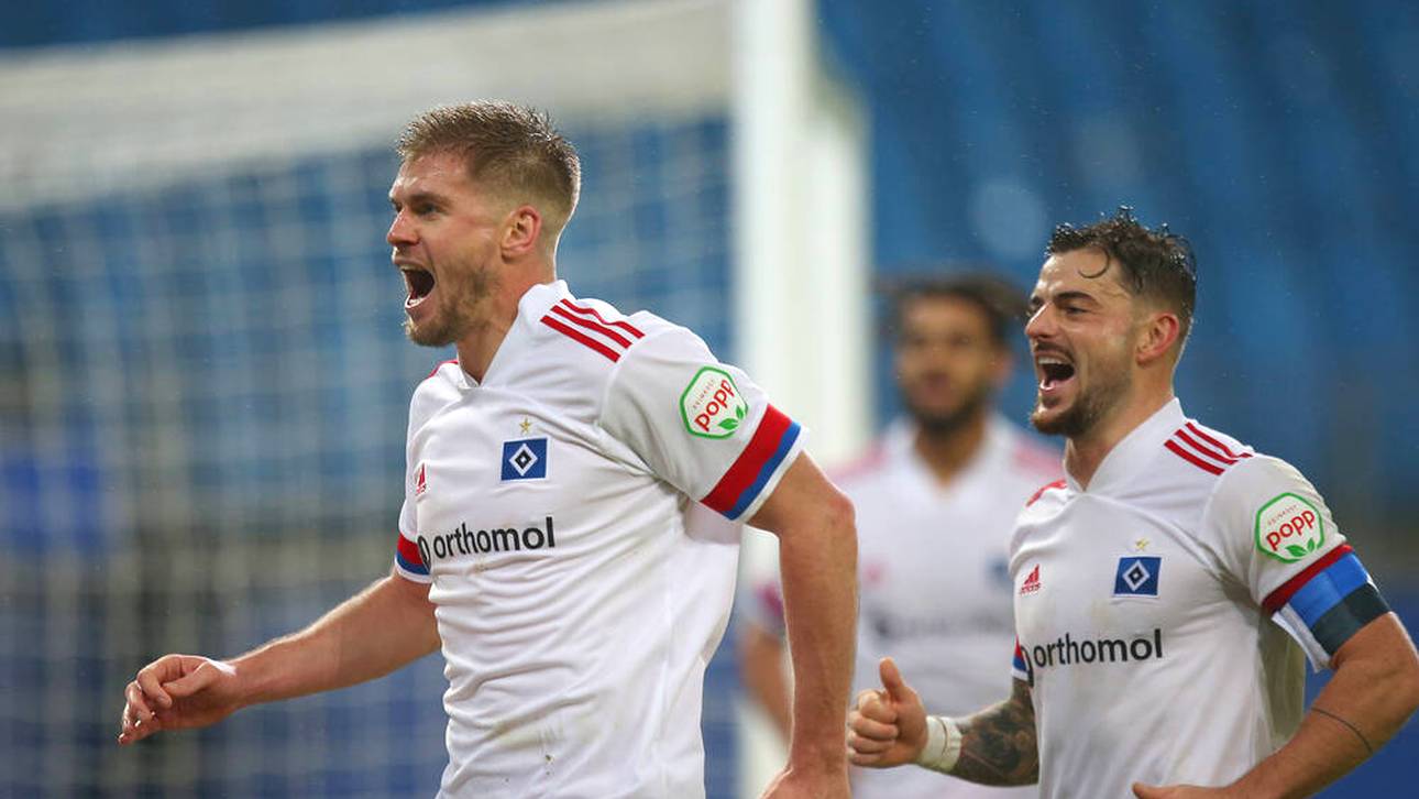 Terodde schießt HSV an die Spitze