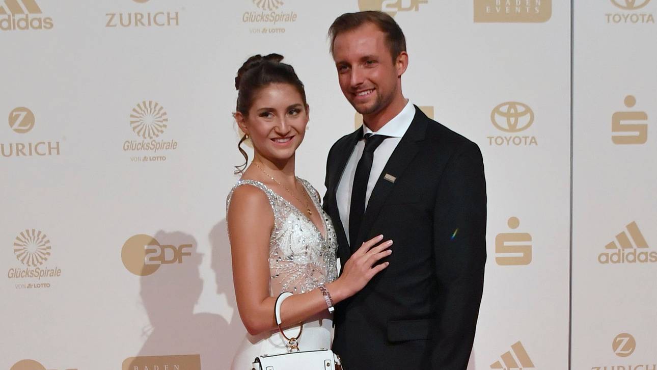 Gesa Krause mit Freund Marc Schultz bei der Sportler-des-Jahres-Gala 2018