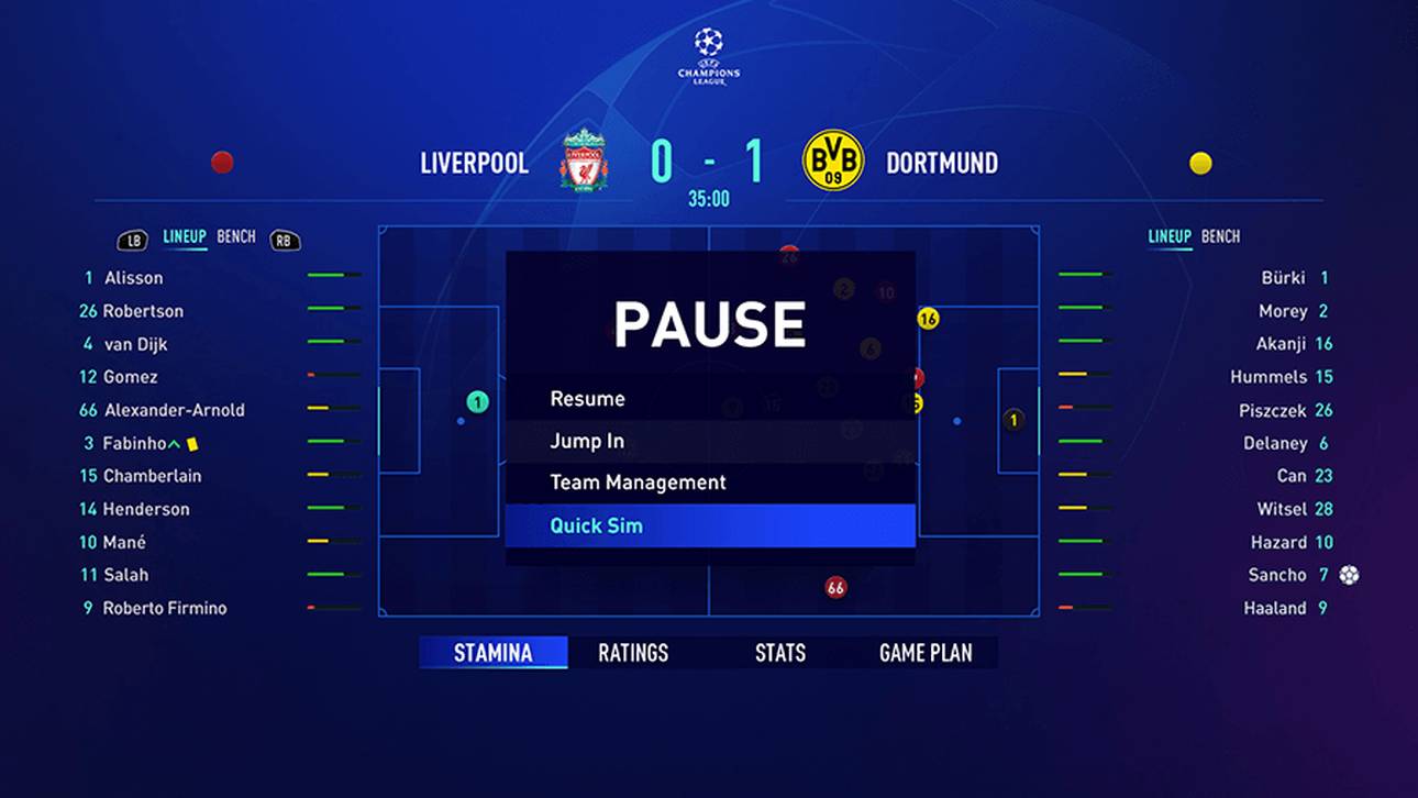 Pause? Eingreifen? Auswechseln? FIFA 21 scheint einige Karriere-Wünsche zu erfüllen