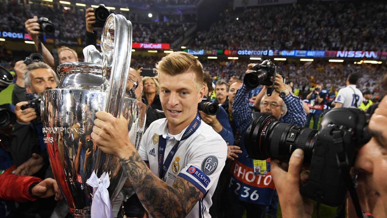 als erster Deutscher überhaupt konnte Toni Kroos vier Triumphe in der Champions League feiern