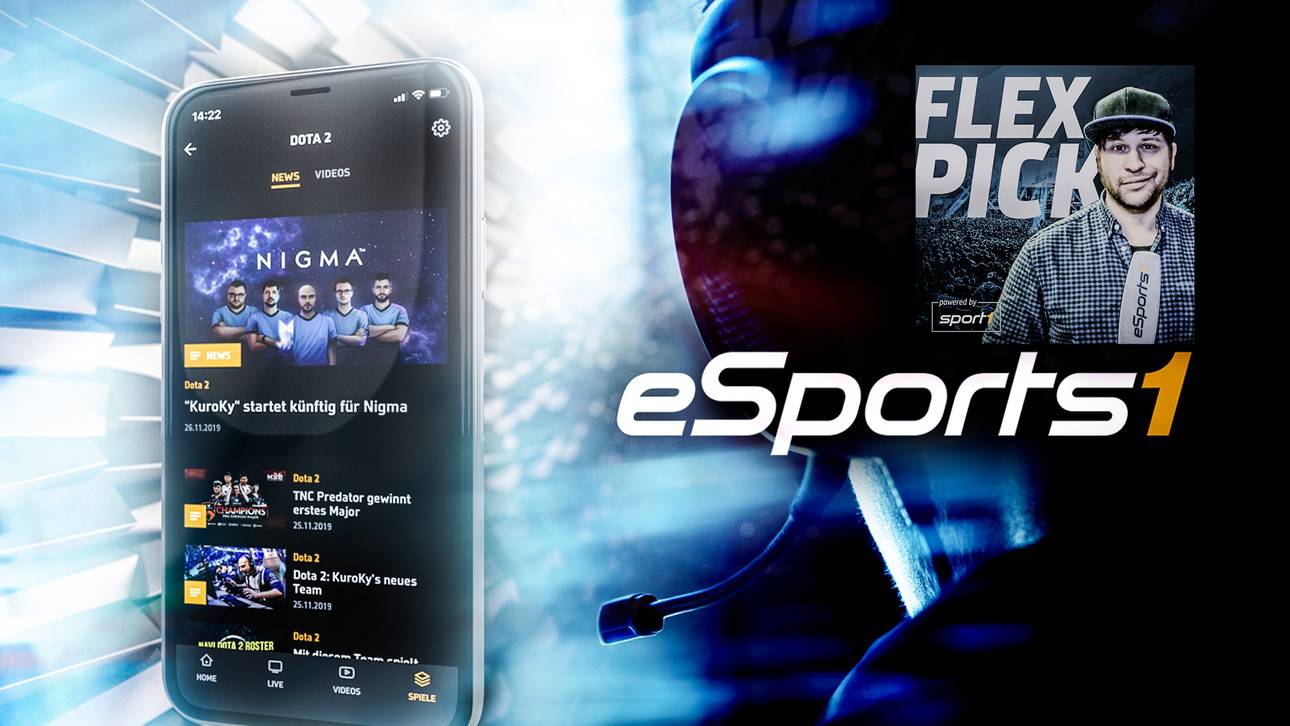 Neue eSPORTS1 App und Podcast