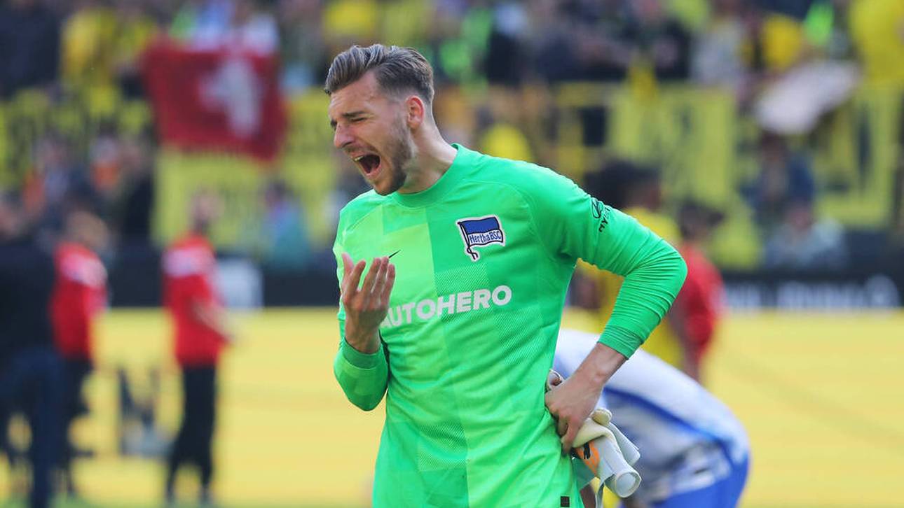 Hertha bangt um Einsatz von Torwart