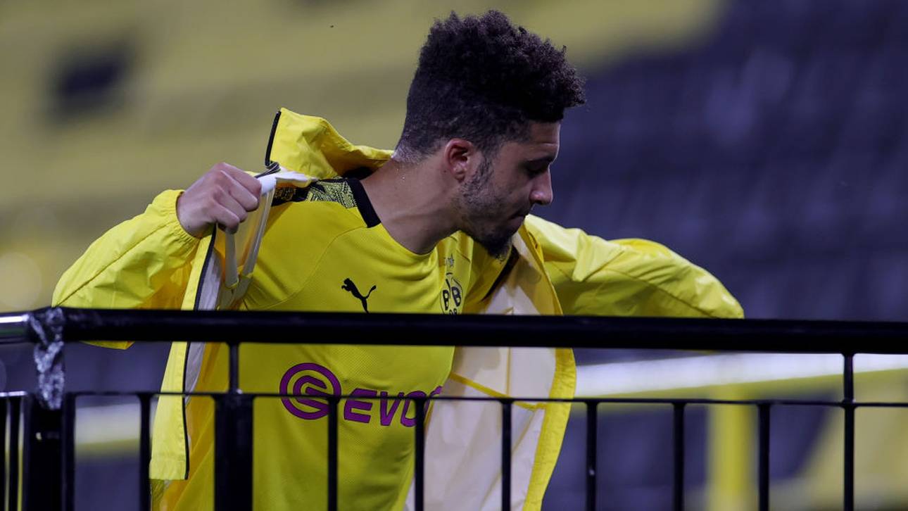 Jadon Sancho war nach seiner Auswechslung bedient