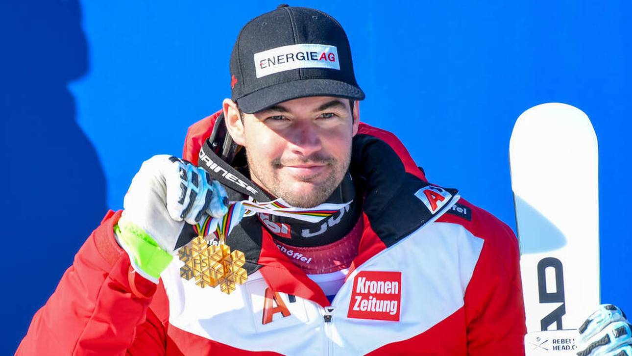 Vincent Kriechmayr gewann nach seinem Triumph im Super-G auch in der Abfahrt WM-Gold