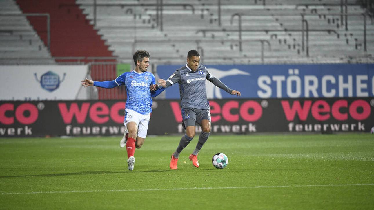 Trikot-Panne beim HSV gegen Kiel