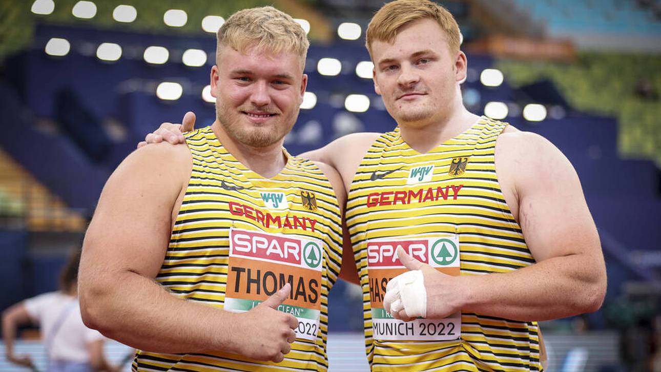Phillipp Thomas (l.) und Xaver Hastenrath bei der EM in München