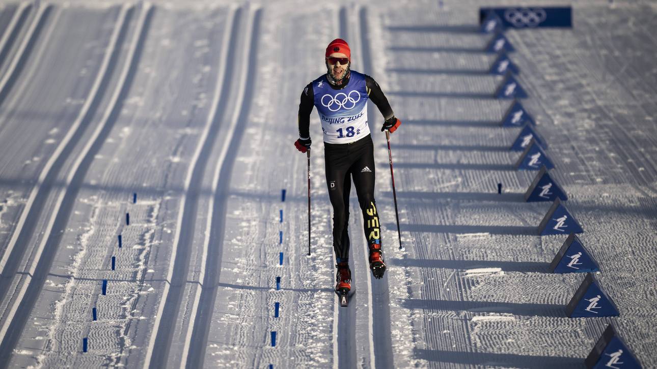 Langlauf-Duo mit Pannen-Auftritt