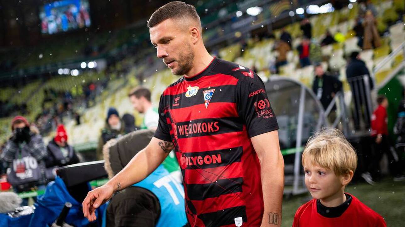 Lukas Podolski im Trikot von Gornik Zabrze 