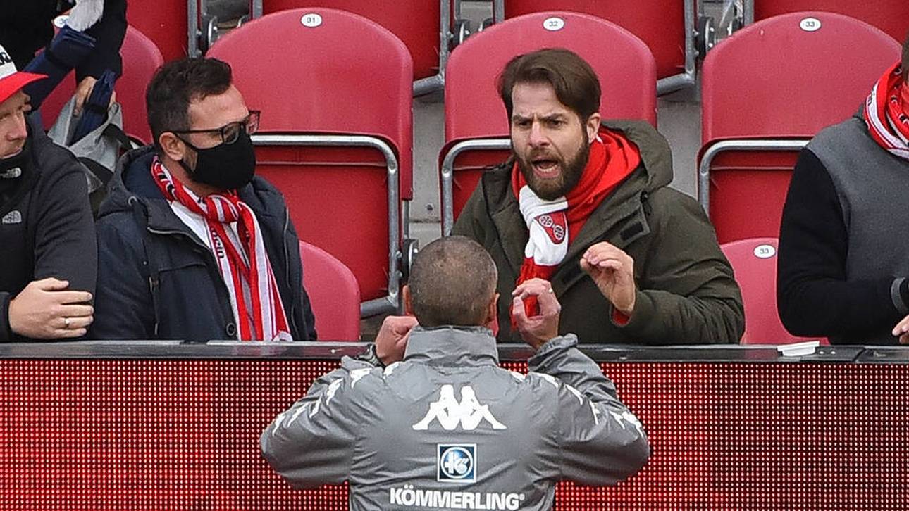 Mainz-Trainer stellt Fan zur Rede