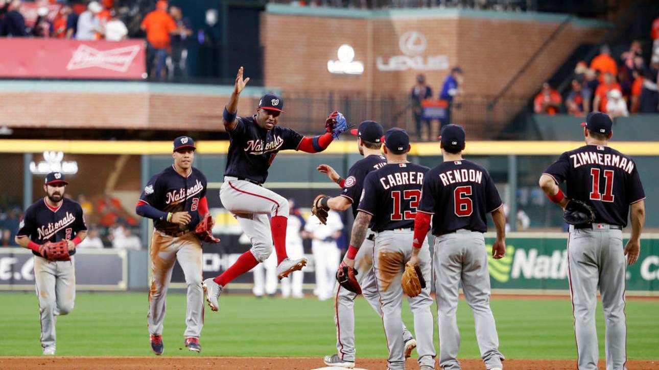 Nationals gewinnen erstes Spiel