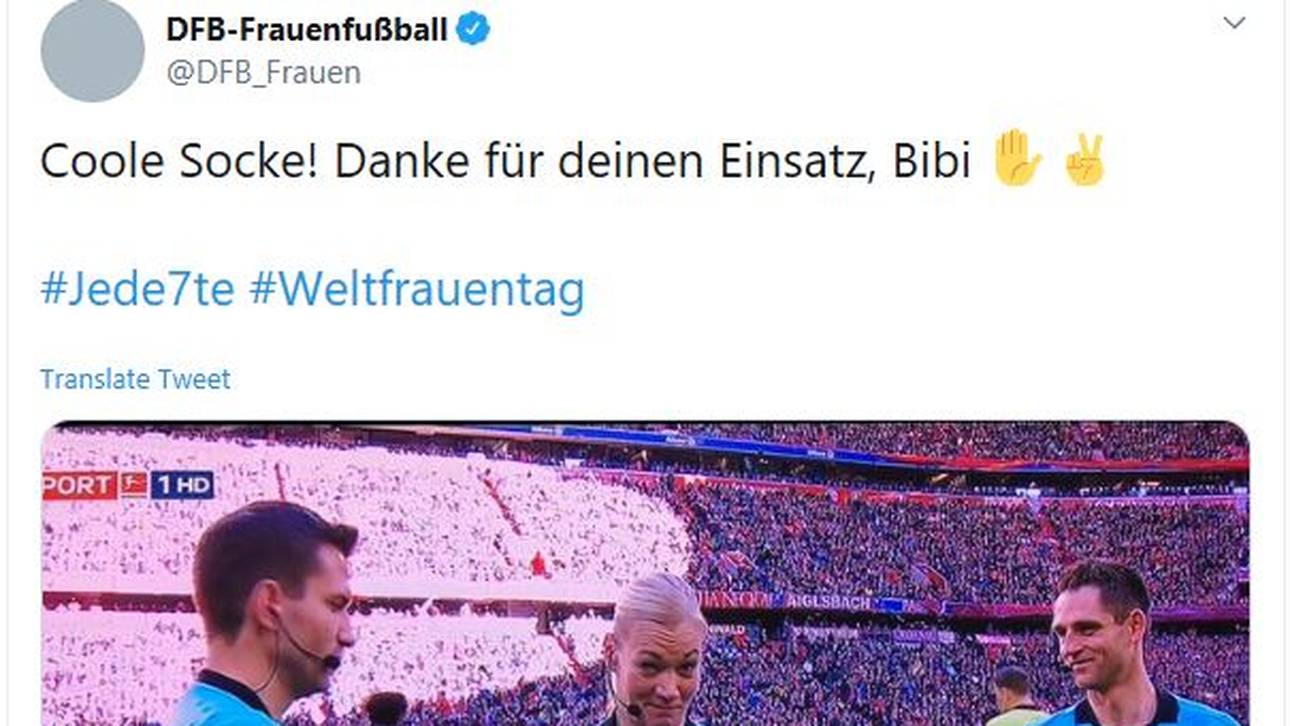 Während viele noch über ihre Bedeutung rätselten, reagierten die DFB-Frauen bereits kurz nach Spielbeginn auf die sieben-Finger-Geste.