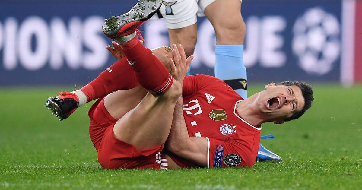 Robert Lewandowski is injured at Bayern