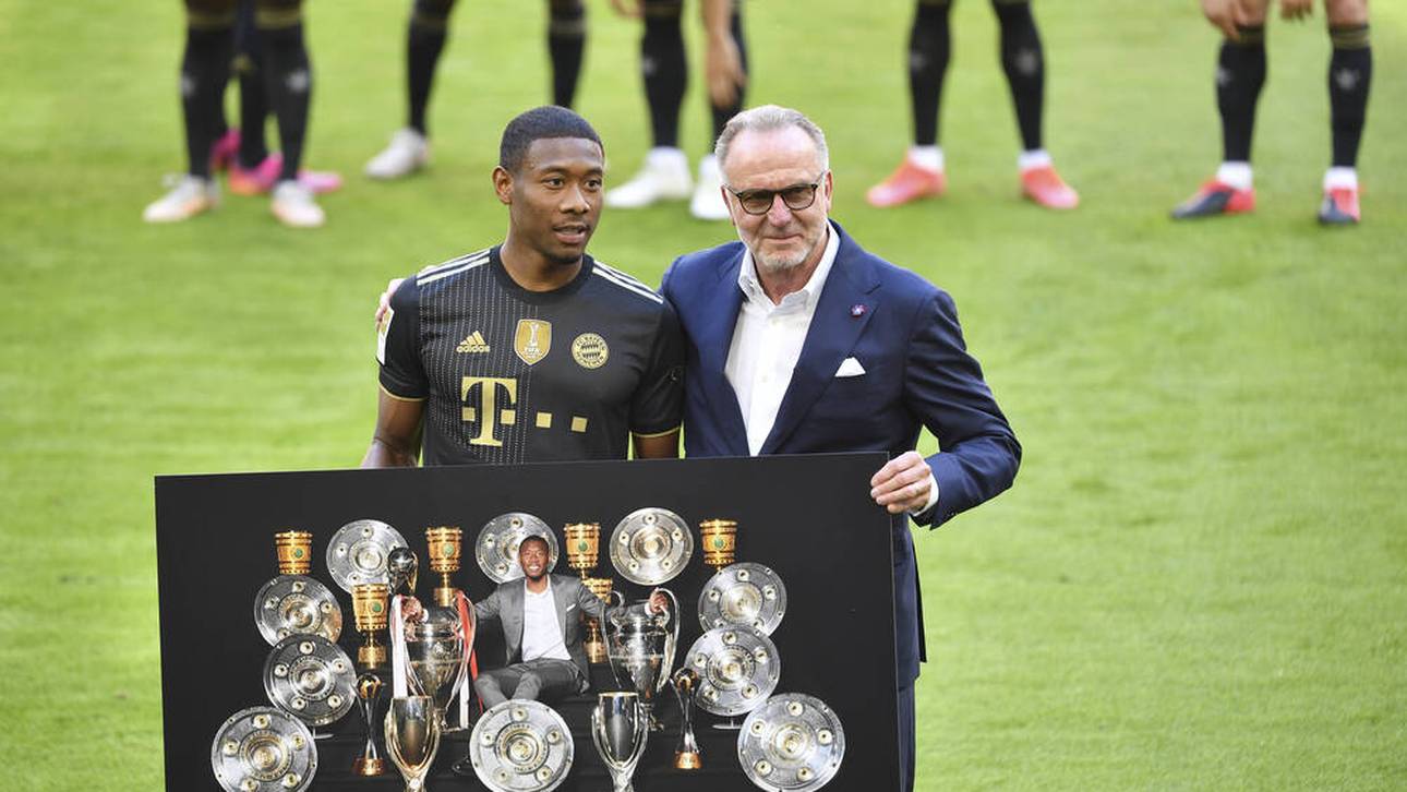 David Alaba wird beim FC Bayern verabschiedet