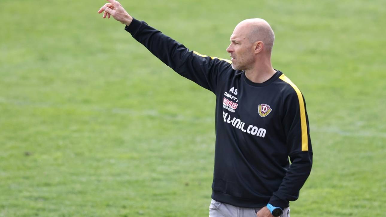 Dresden-Coach Schmidt bangte um seinen Job