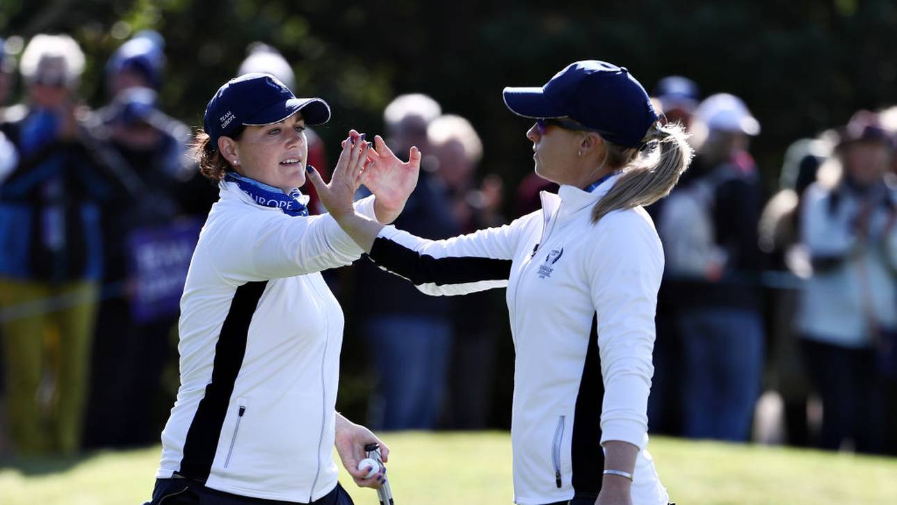 Team Europa führt beim Solheim Cup