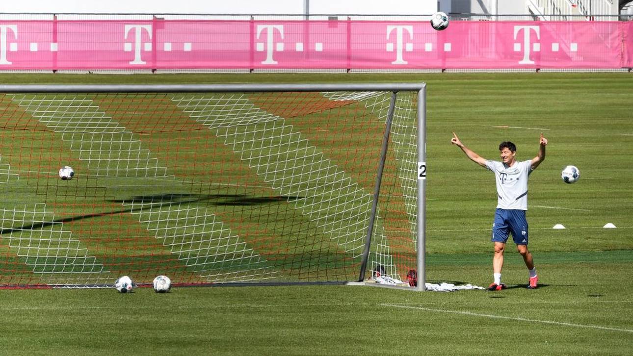Lewandowski zurück im FCB-Training