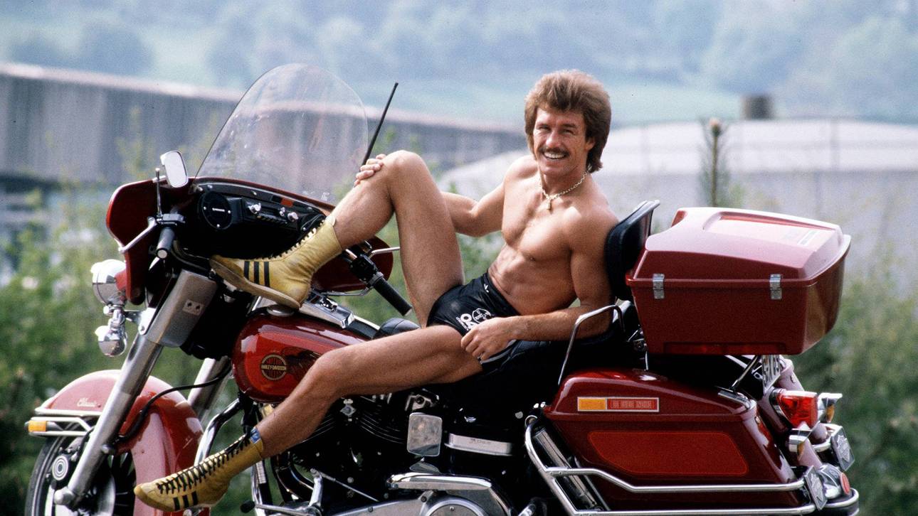 René Weller liebte es, sich halb nackt in Szene zu setzen