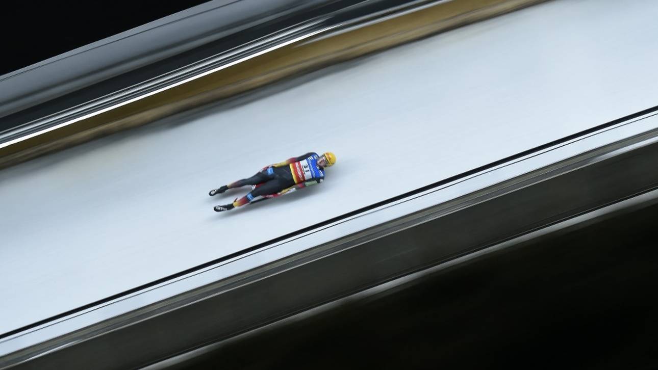 Rodeln: Ludwig führt deutschen Dreifachsieg auf der Olympia-Bahn an