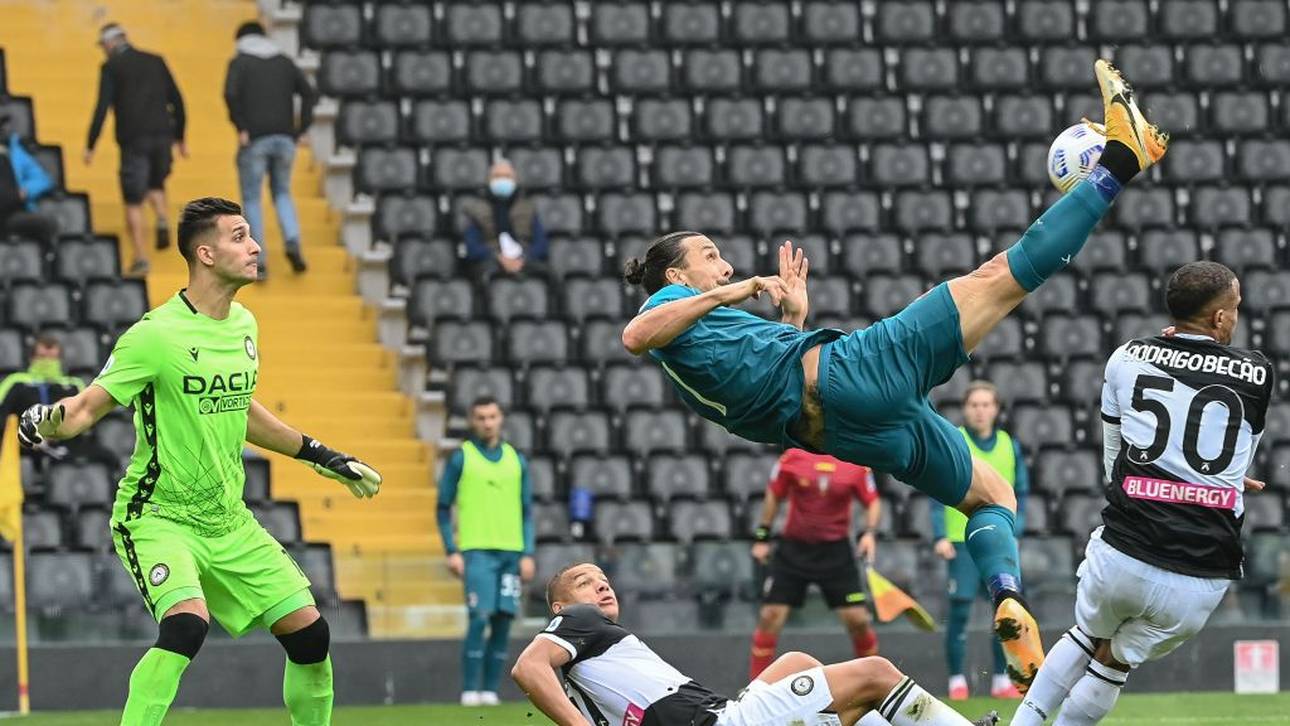 Ibrahimovic trifft per Fallrückzieher