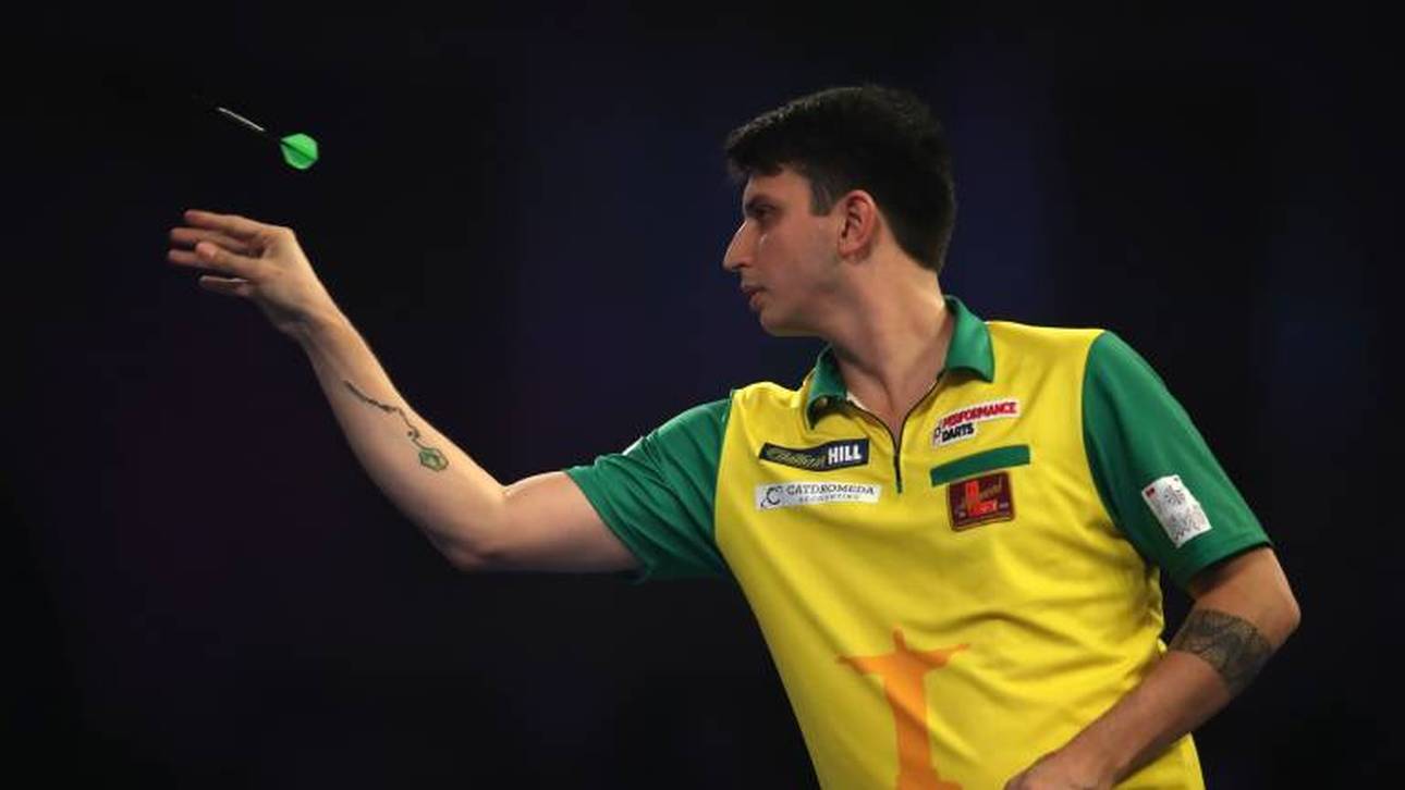 Diogo Portela ist der beste Darts-Spieler aus Brasilien