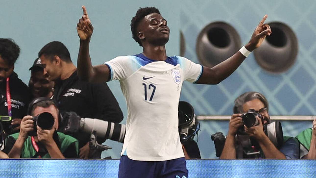 Bukayo Saka durfte bei Englands Auftaktspiel doppelt jubeln
