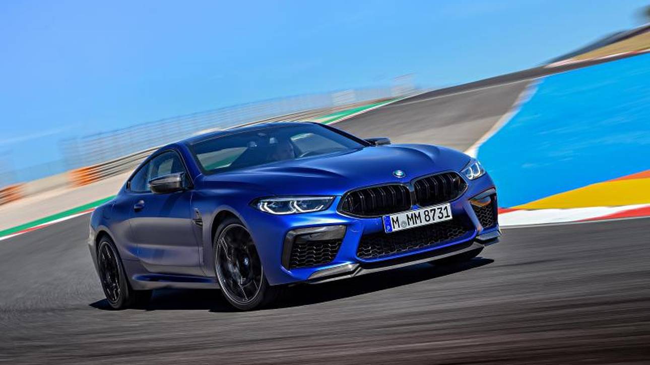 Der neue BMW M8 auf Porsche-Kurs