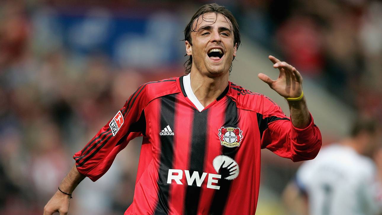 Dimitar Berbatov spielte von 2001 bis 2006 in Leverkusen