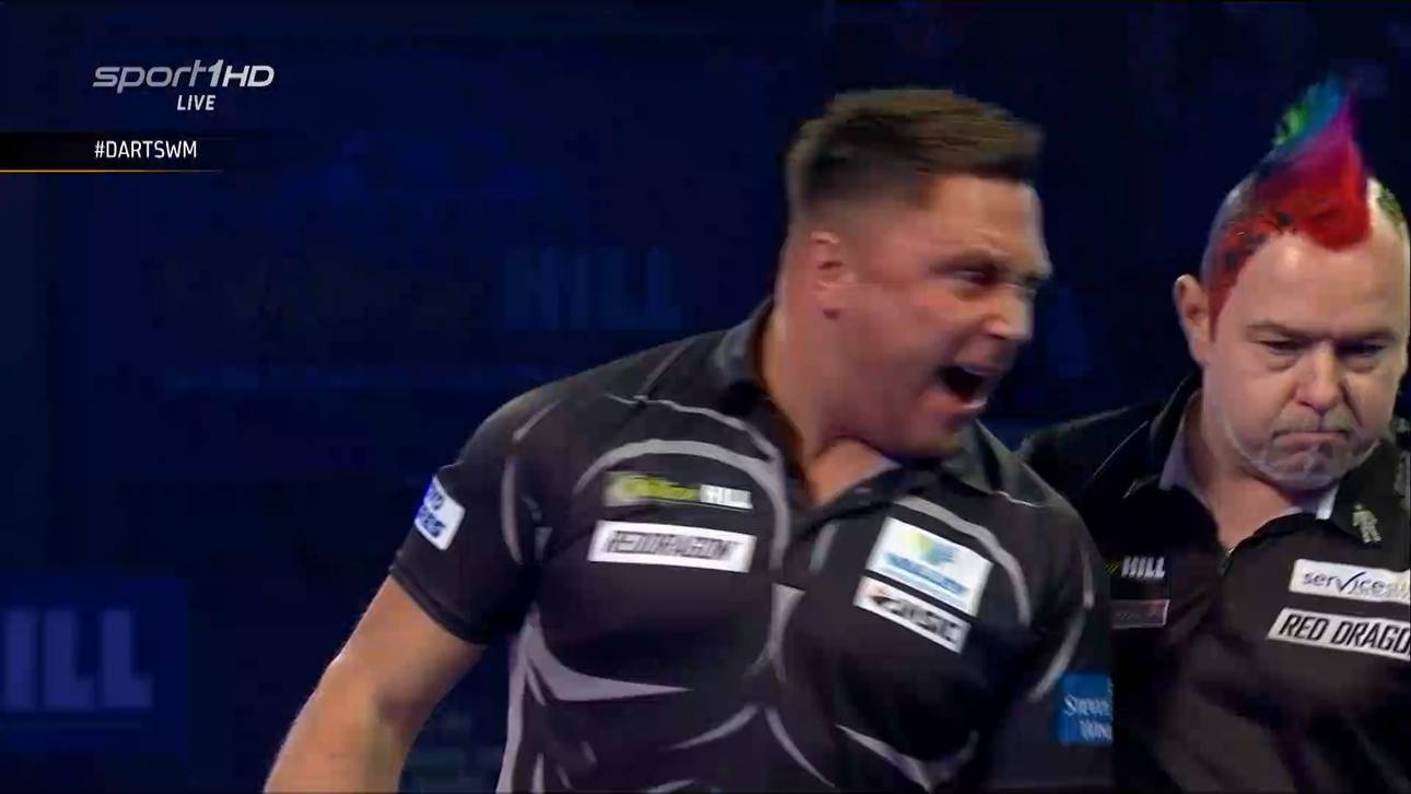 Am Ende des zweiten Satzes provozierte Price (l.) ganz bewusst einen Rempler mit Wright