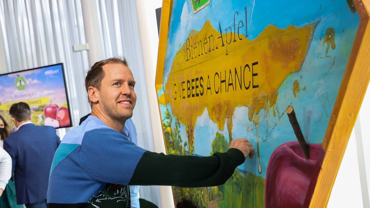 Vettel wird zum Bienen-Retter