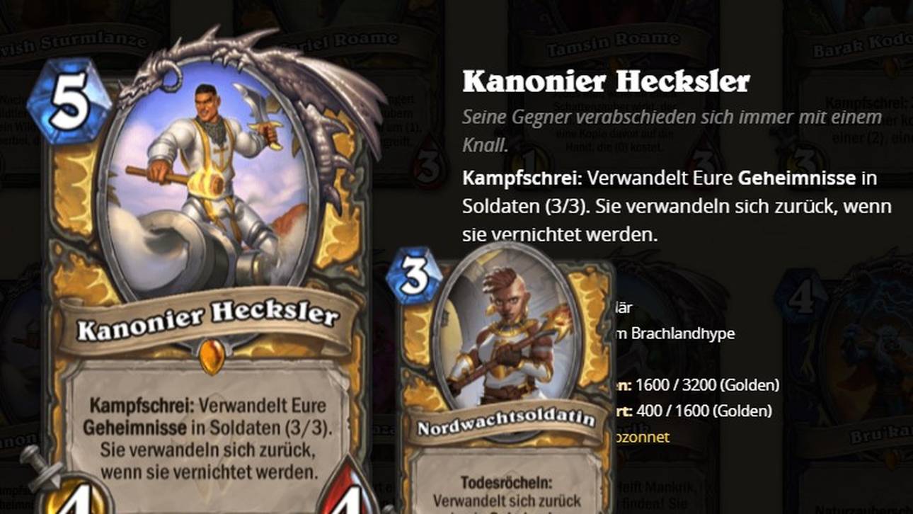 Kanonier Hecksler im Detail