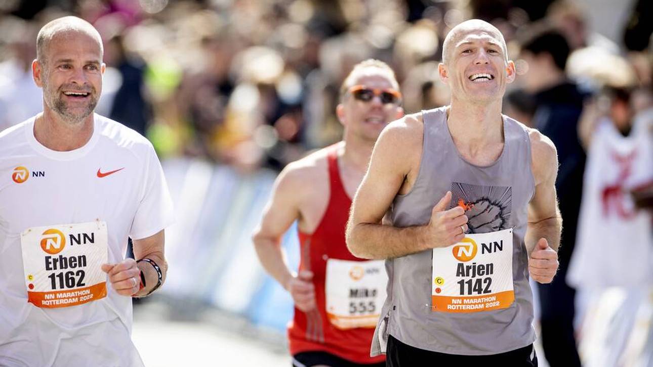 So litt Robben beim Marathon