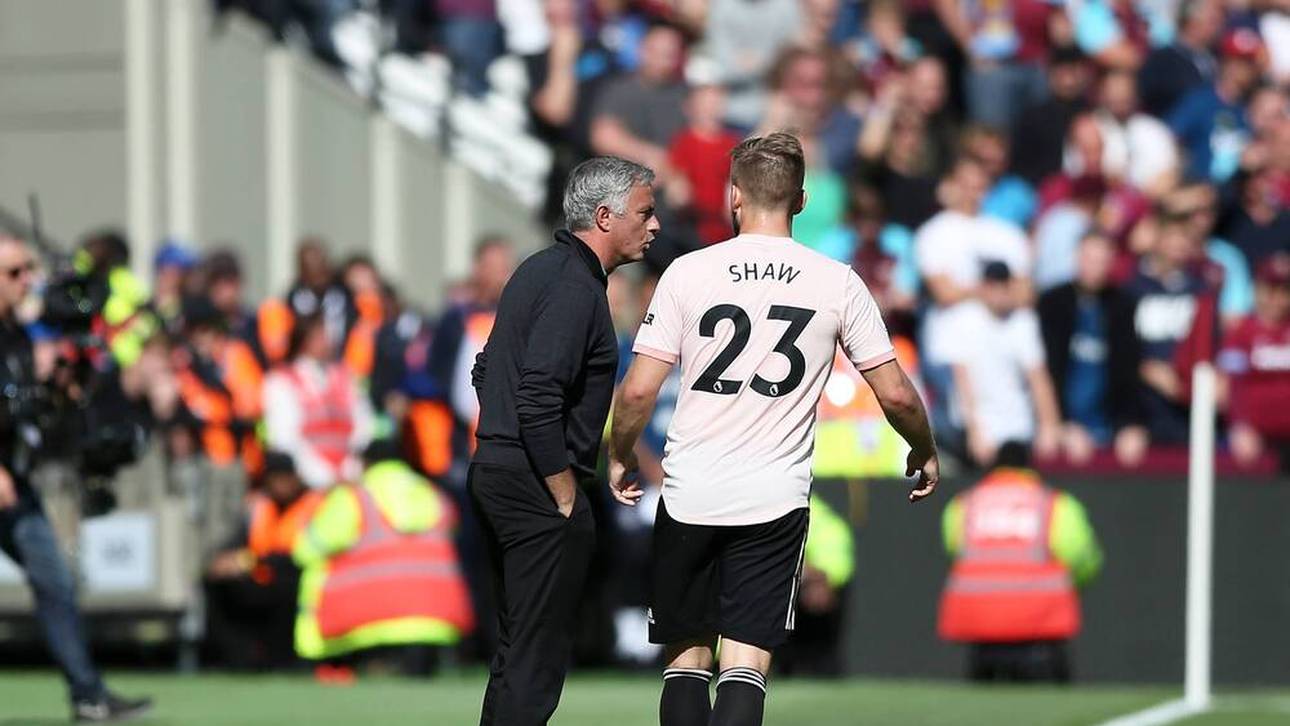 Das Verhältnis zwischen Mourinho und Shaw war unterkühlt