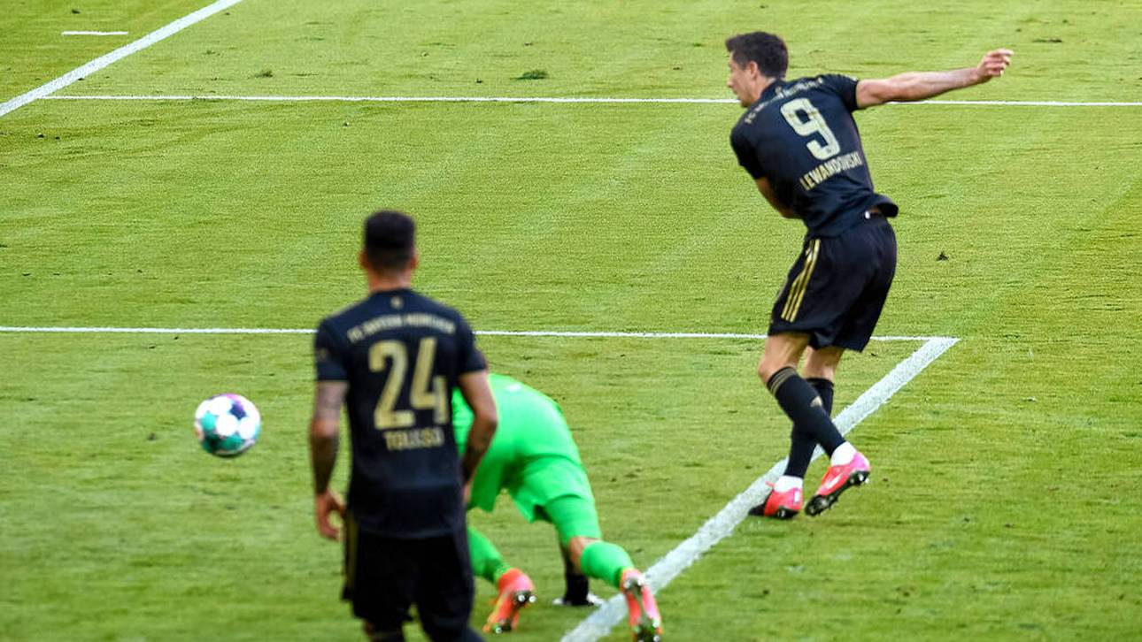 Robert Lewandowski erzielte das 5:2