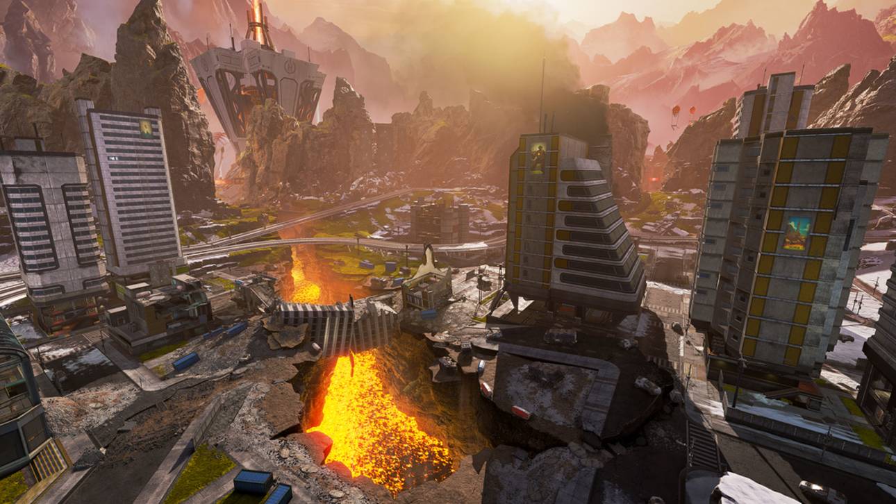 Capitol City wird jetzt von einer Lavaschlucht getrennt